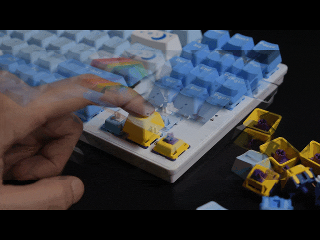 达尔优A87全插拔定制轴机械键盘手感到底如何？