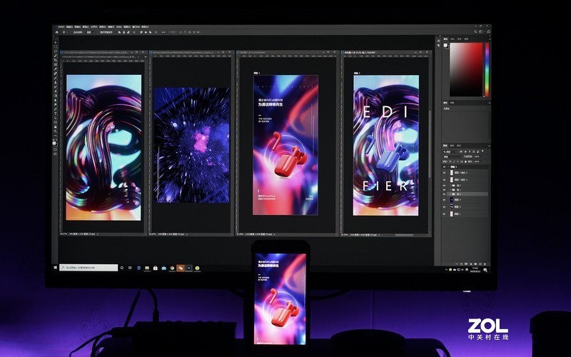 设计师的专属桌面显示器，C位出彩！明基PD2705Q专业显示器测评！