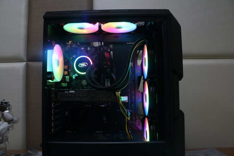 极致水冷光污染初体验-九州风神水元素360评测