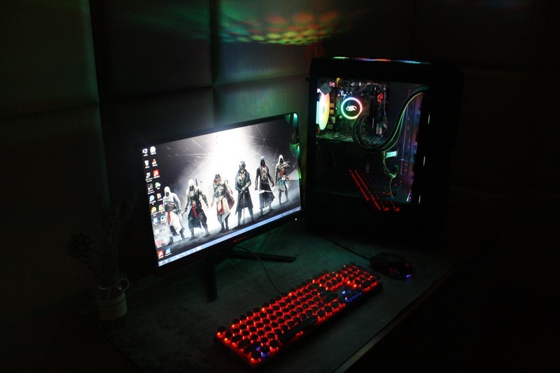 极致水冷光污染初体验-九州风神水元素360评测