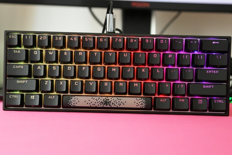 海盗船也Mini：K65 RGB mini 60% 61键机械键盘开箱体验