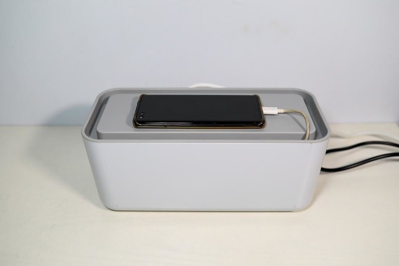 精致生活从告别杂乱开始，奥睿科排插收纳盒，桌面整洁一盒搞定