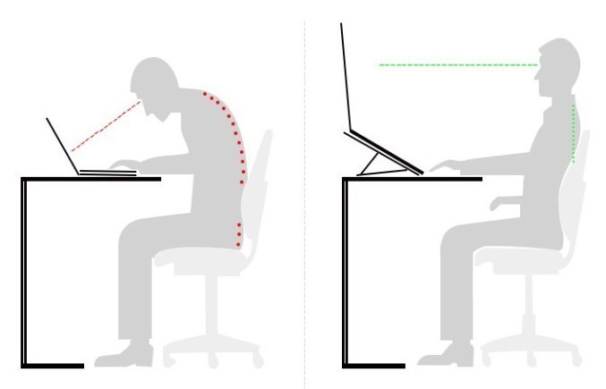 Orico笔记本电脑支架体验：改善电脑上班簇的坐姿让颈椎不再劳损