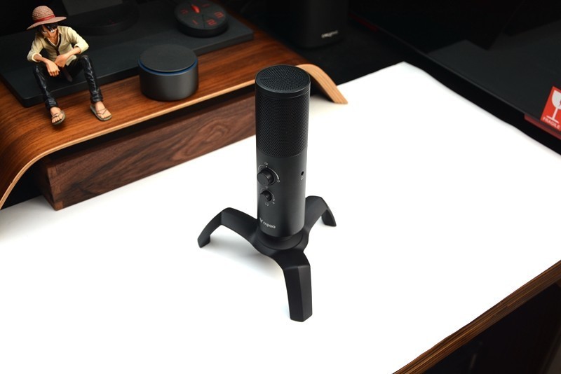 噬菌体外形，双指向模式，RGB背光，雷柏VS500电竞麦克风开箱