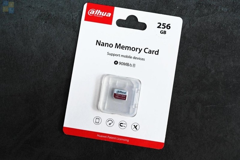 更好用的华为机型扩展卡，速度也挺快，大华NM存储卡上手