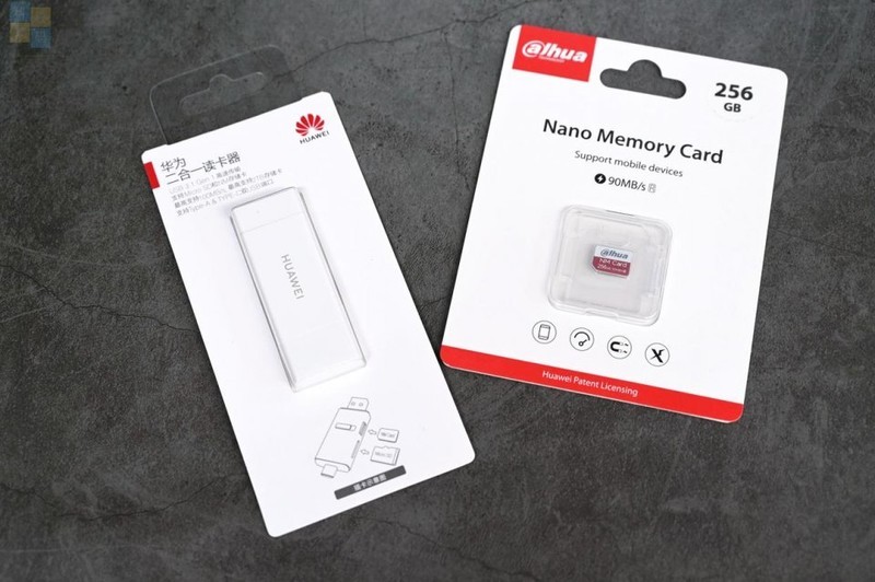 更好用的华为机型扩展卡，速度也挺快，大华NM存储卡上手