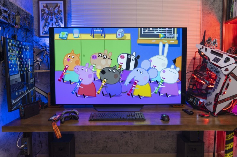 用65寸大屏打造专属游戏影音室：LG B1 65寸OLED电视体验分享