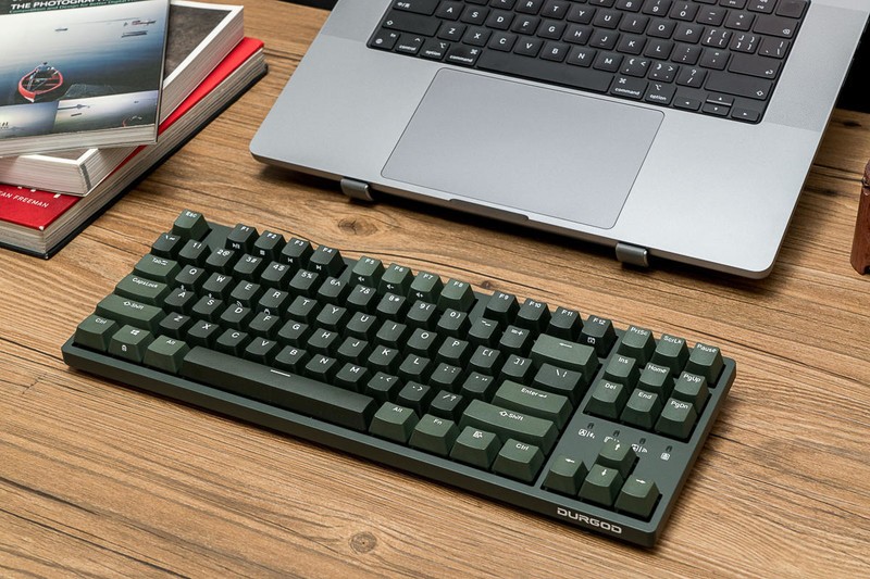 机械键盘怎么选？静音红轴适合打字吗？杜伽三模87键K320W苍峦墨体验