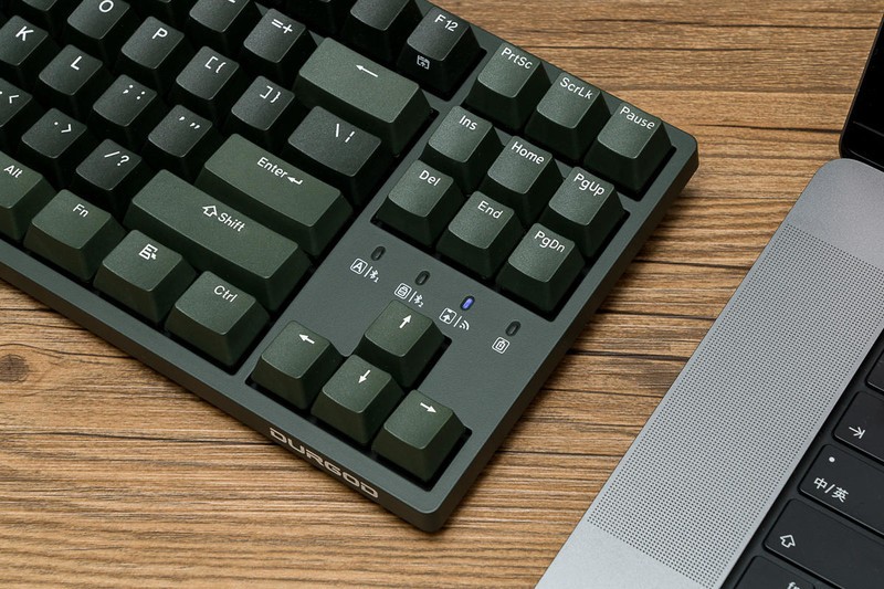 机械键盘怎么选？静音红轴适合打字吗？杜伽三模87键K320W苍峦墨体验