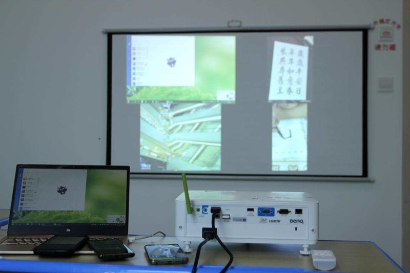 智能化场景下的办公利器，明基E592智能办公投影仪投屏上网两不误