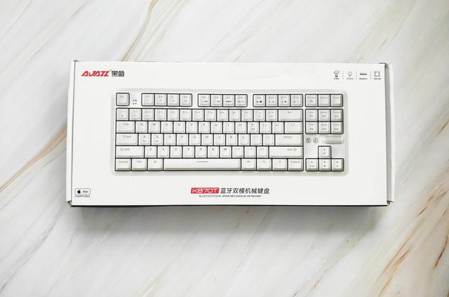 一文看懂：黑爵K870T蓝牙无线红轴机械键盘和黑爵AJ337游戏鼠标