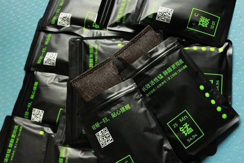 三管齐下 清蜓长效除甲醛空气净化器-猛士+锰炭包+自测盒