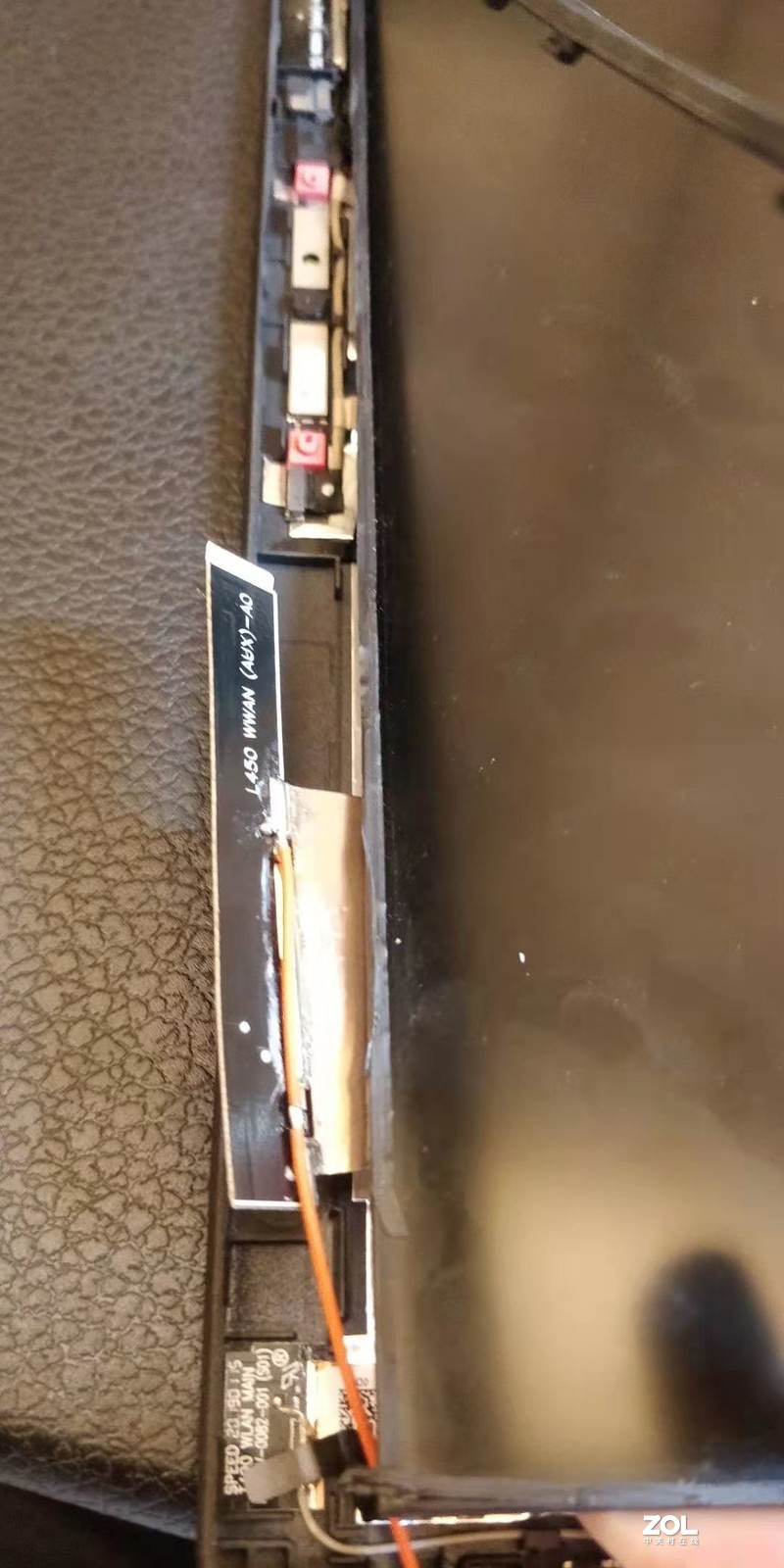 ThinkPad T490 加装4g模块半拆屏走线