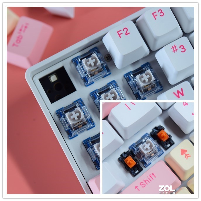 人类高质量粉色外设——DAREU A100致上版全插拔三模RGB机械键盘get