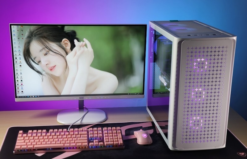 白色颜值好物，九州风神CK560 WH机箱搭配12代i5+RTX3070Ti装机