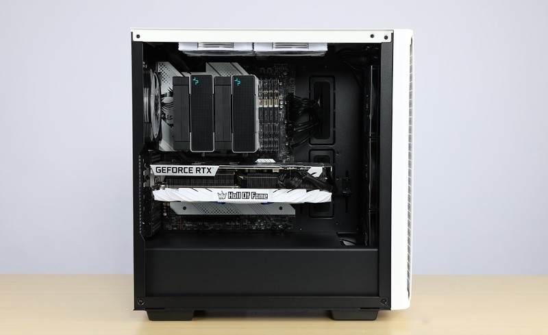 白色颜值好物，九州风神CK560 WH机箱搭配12代i5+RTX3070Ti装机