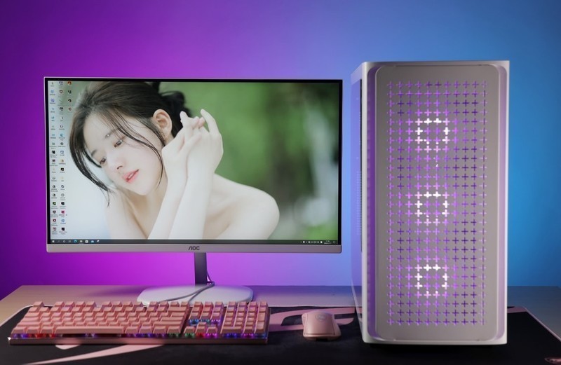 白色颜值好物，九州风神CK560 WH机箱搭配12代i5+RTX3070Ti装机
