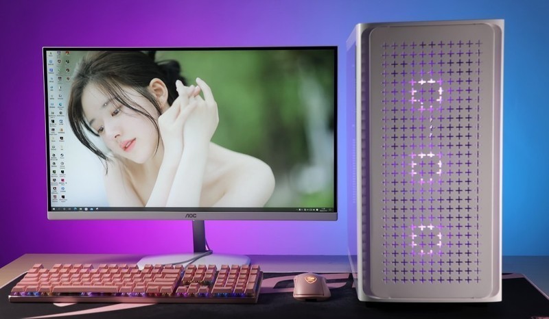 白色颜值好物，九州风神CK560 WH机箱搭配12代i5+RTX3070Ti装机