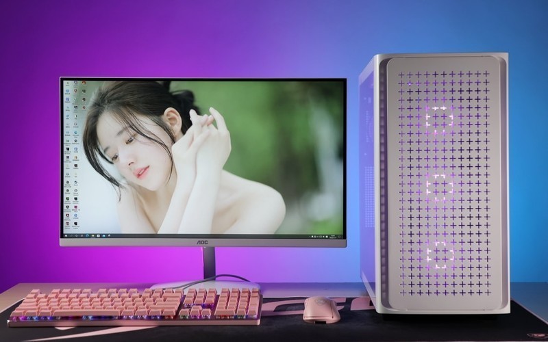 白色颜值好物，九州风神CK560 WH机箱搭配12代i5+RTX3070Ti装机