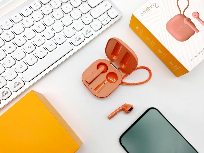 omthing小方盒，懂你耳朵的蓝牙耳机，橙色新鲜上市