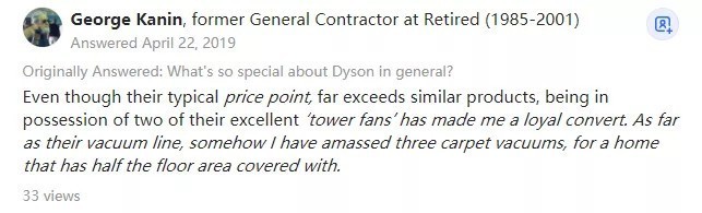 为什么坊间会流传“穿金戴银”不如用戴森？