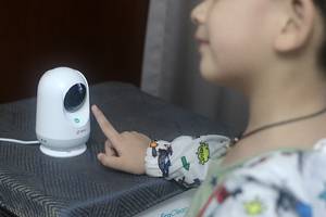 新一代看娃神器——360智能摄像机云台5P触联2K版体验
