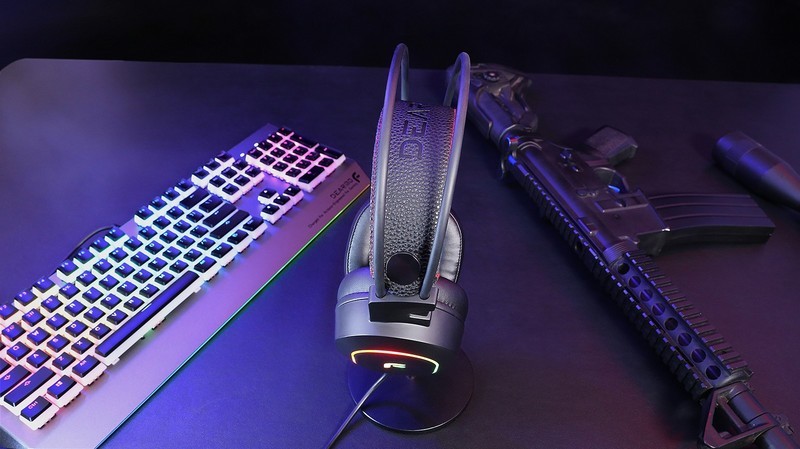 治愈头戴式耳机恐惧症，百元炫酷游戏耳机，迪摩FH60