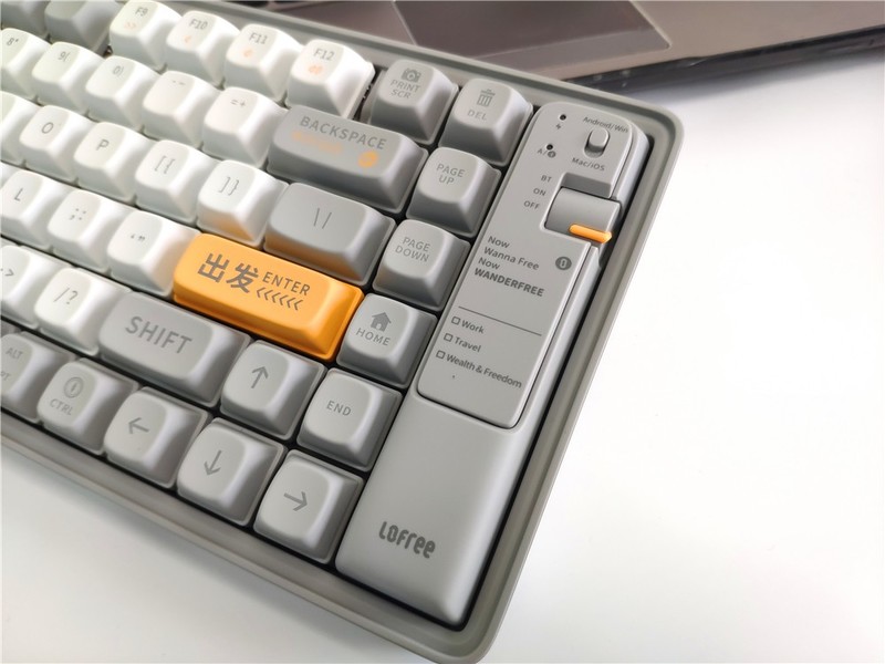 浪出颜值，浪出自我，Lofree洛斐小浪蓝牙机械键盘体验
