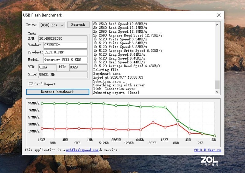 自用白菜TF卡的简单测试，难道翻车了？
