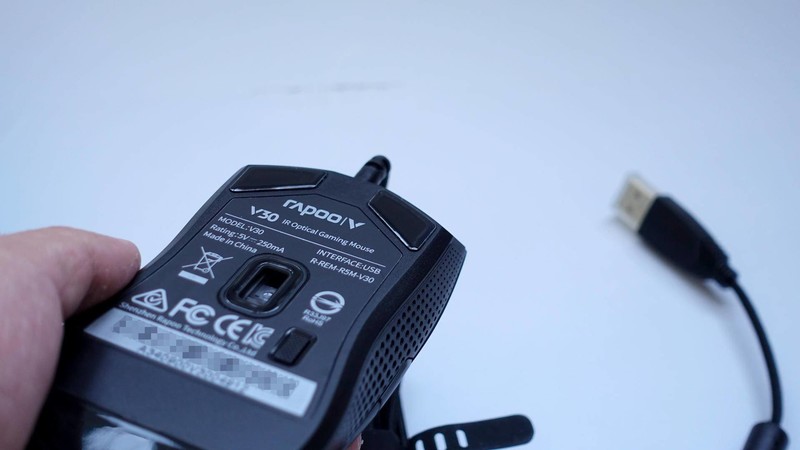 雷柏V30幻彩RGB游戏鼠标体验：曲线饱满，手感舒适