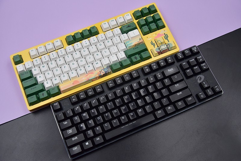 超薄的达尔优EK820机械键盘，到底还能不能打？