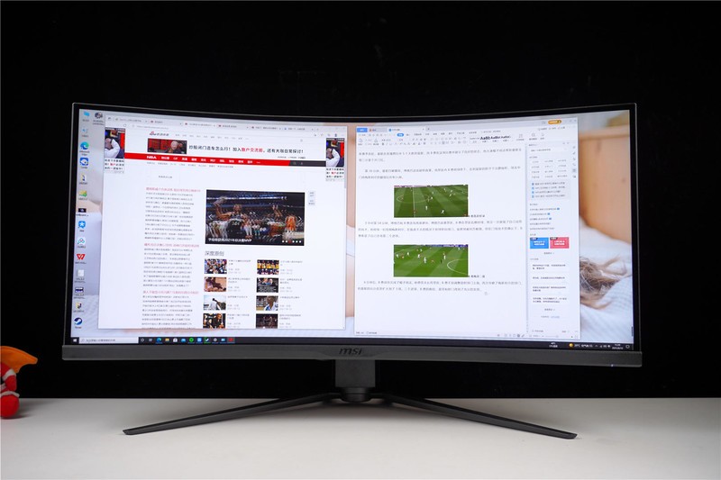 34英寸，21:9屏幕比例，还有高刷，这款微星MPG 343CQR电竞显示器真不错！