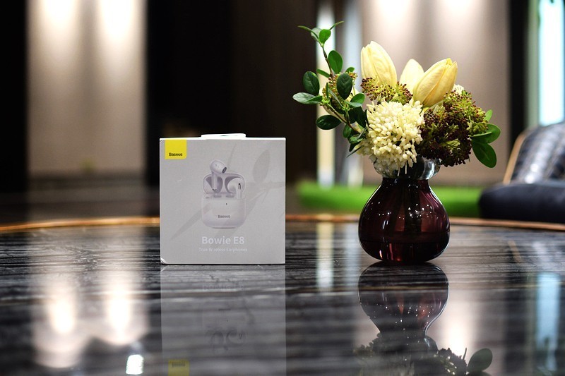 双通道低延迟 Baseus Bowie E8半入耳式蓝牙耳机