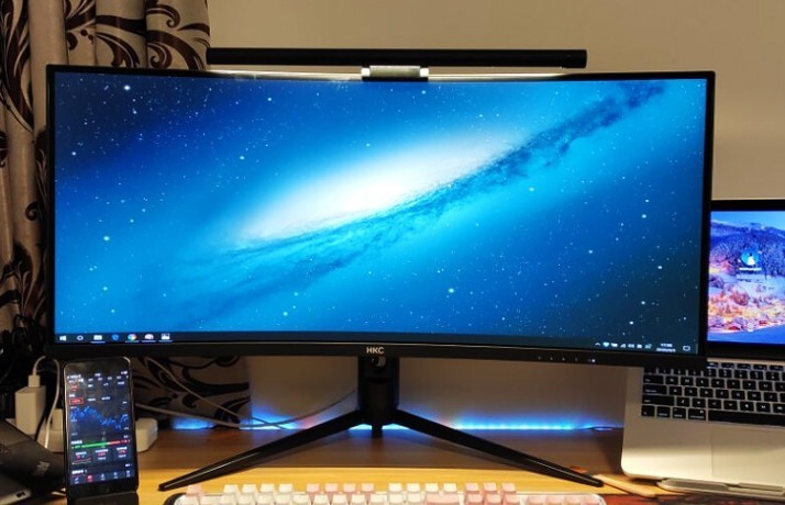 电子竞技游戏显示器 电竞专用带鱼屏游戏发烧友新选择