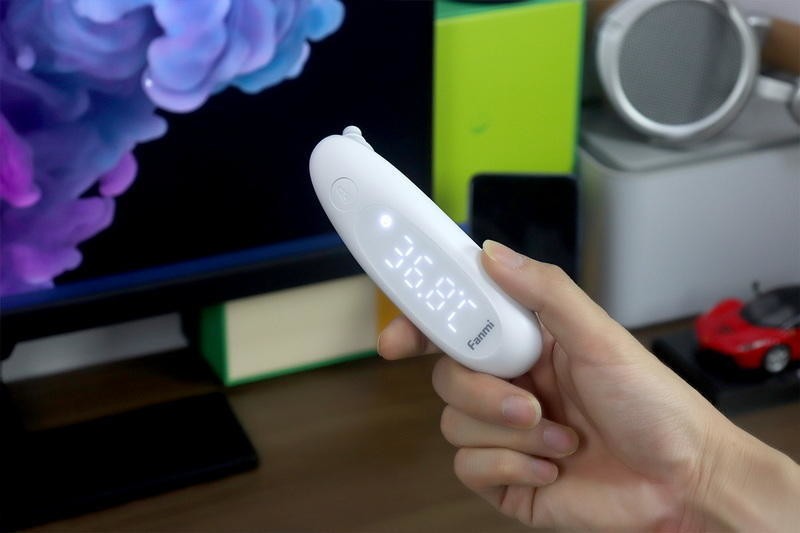 宝宝不闹，一秒测温，夜间也好用，凡米发光耳温计体验