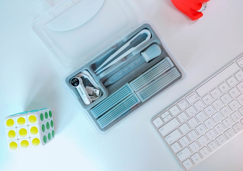 90后都没玩过的儿童玩具，当当狸显微镜体验：大屏成像+拆分设计