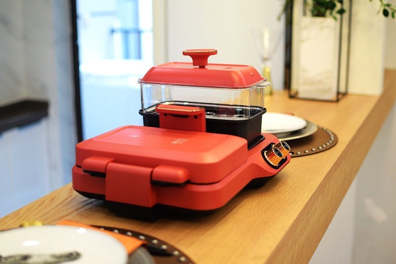 煎烤蒸煮焖烙百变轻食 无言家用多功能早餐机