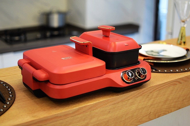 煎烤蒸煮焖烙百变轻食 无言家用多功能早餐机