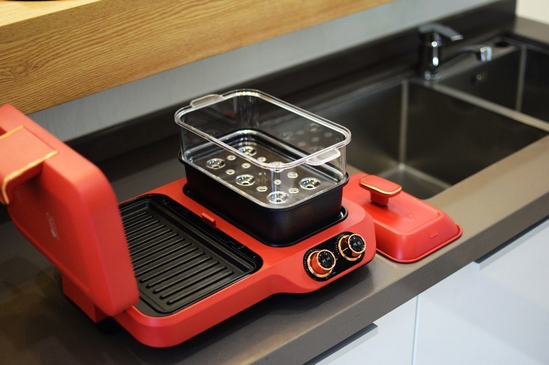 煎烤蒸煮焖烙百变轻食 无言家用多功能早餐机