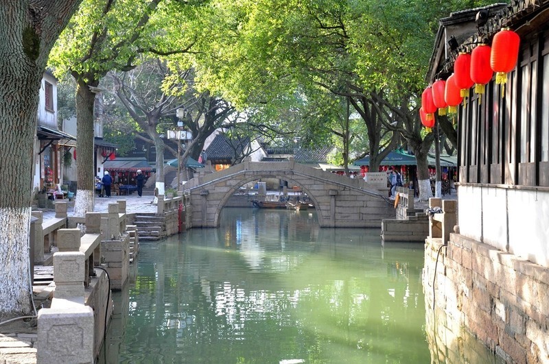 冬日里的同里古镇