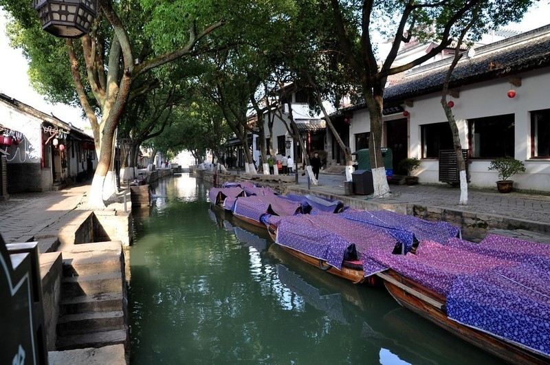 冬日里的同里古镇