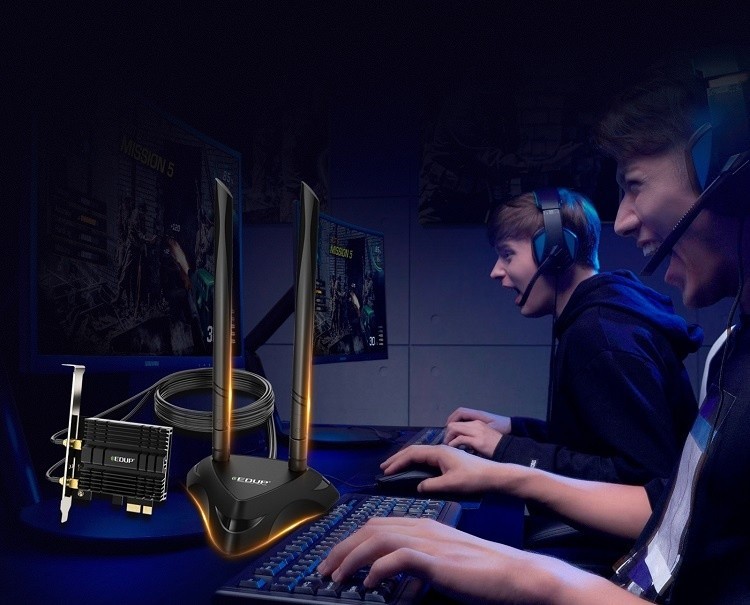 翼联EDUP无线网卡之电竞双子——红与黑 游戏竞技该如何选择？