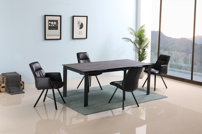 家具拍摄，家具摄影，造型优美实用的长餐桌