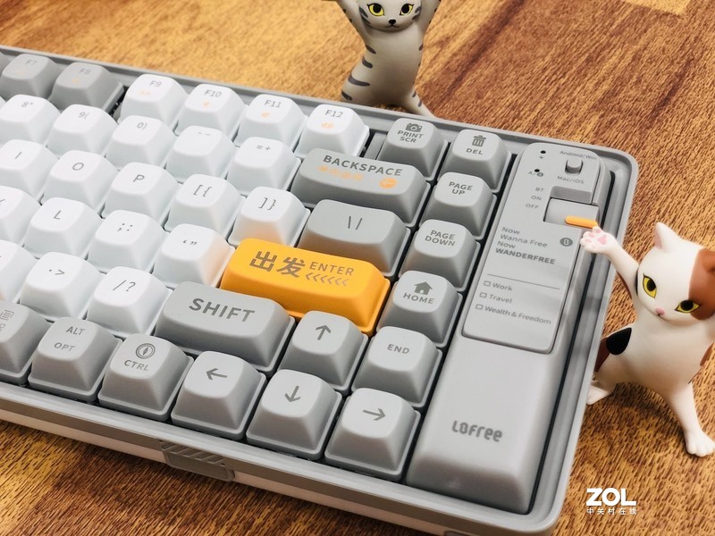 当可爱撞上酷炫，就是绝对的浪——洛斐小浪键盘测评