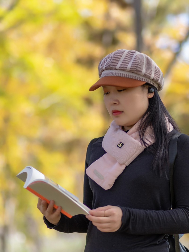 冬日暖心好物——飞乐思发热围巾，3秒速热驱寒保暖！