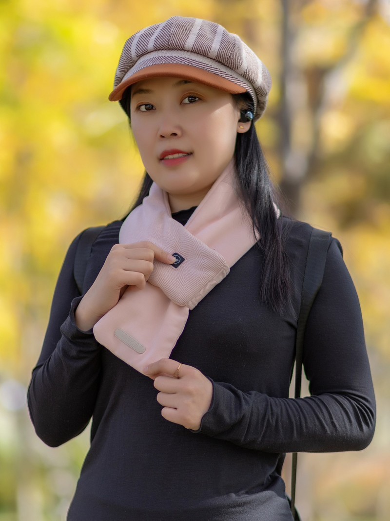 冬日暖心好物——飞乐思发热围巾，3秒速热驱寒保暖！