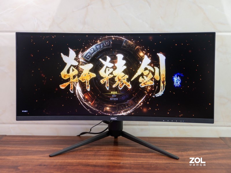 视野广阔，色彩鲜艳，HKC C299Q显示器让游戏办公更舒适
