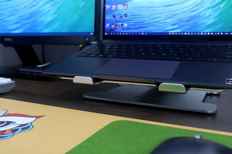 双屏桌面，拒绝低头：ORICO笔记本增高折叠支架体验