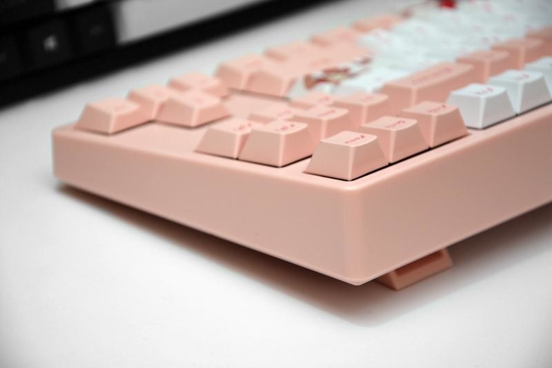 抖音开啤酒小姐姐同款面具，ikbc白无垢樱花机械键盘开箱体验