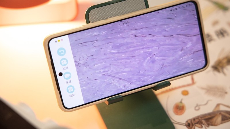 开箱测评当当狸智能显微镜，显微镜下的微观世界真神奇